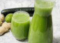 Gurke, Ingwer und Zitronensaft