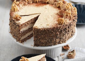 Wieder ein Klassiker aus Omas Rezepte Sammlung: Nuss Kakao Torte – Einfach Nur Lecker!