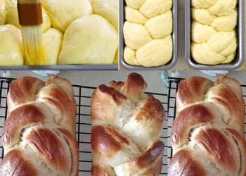 Zimt Hefezöpfe aus dem Backofen