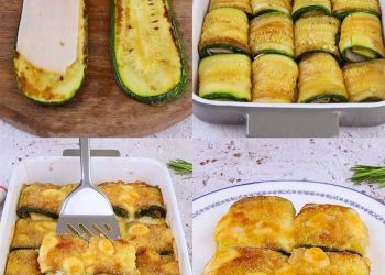 Zucchiniröllchen: das leichte und superverlockende Gericht!