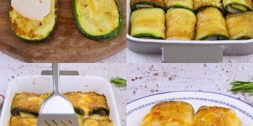 Zucchiniröllchen: das leichte und superverlockende Gericht!