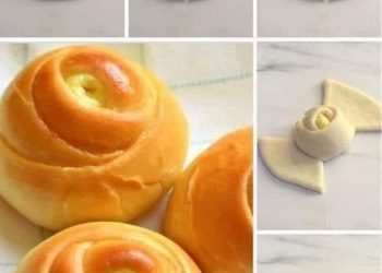 Kleine Brötchen mit süßer Sahne übersetzt: