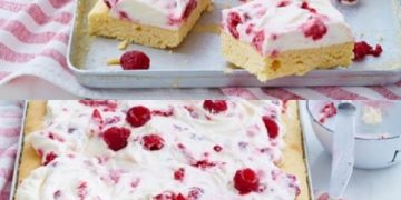 Fantakuchen mit Himbeercreme