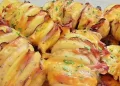 Fächerkartoffeln mit Schinken und Käse