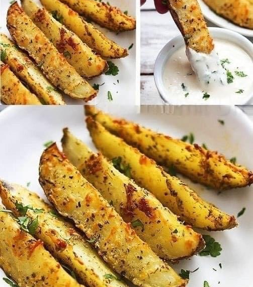 Griechische Knoblauchkartoffeln, einfach und super lecker!