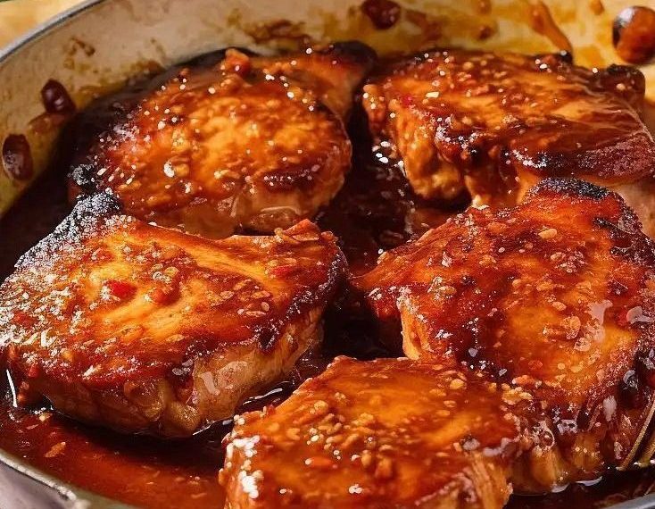 HONIG-KNOBLAUCH-SCHWEINEKOTELETTEN