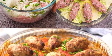 Gebackener Kohl mit Fleischbällchen: ein einzigartiges Gericht für ein köstliches und leichtes Rezept!