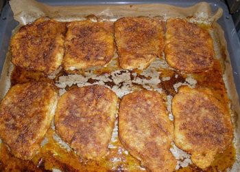 PANIERTE SCHNITZEL AUS DEM leckeres BACKOFEN