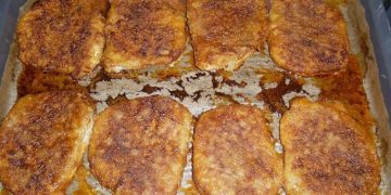 PANIERTE SCHNITZEL AUS DEM leckeres BACKOFEN