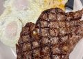 steak and egg!!!my family love this yummm recipe.