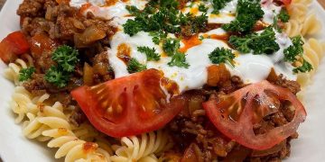 Orientalische Pasta