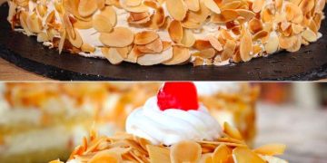 Mandelkuchen: schön, lecker und einfach zuzubereiten