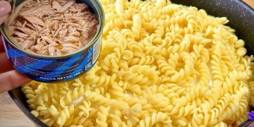 Thunfisch Spaghetti, schmeckt einfach jedem!