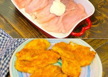 Gebackenes Joghurt-Hähnchen: das Rezept für knusprige und leckere Hähnchenbrust