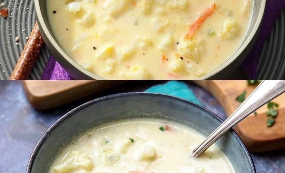 EInfach der Wahnsinn: Ultracremige Blumenkohlsuppe – super zu dieser Jahreszeit