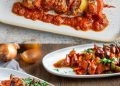 Schaschlik mit selbstgemachter Schaschliksoße