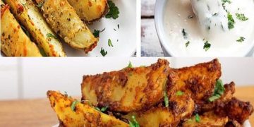 Griechische Knoblauchkartoffeln, einfach und super lecker!