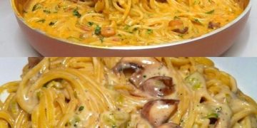 Champignons Spaghetti aus der Pfanne, Nach diesem Rezept fragen alle!