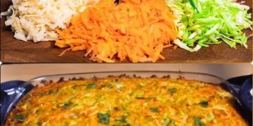 Ich kann es nicht aufhören zu backen, Hackfleisch Zucchini Auflauf