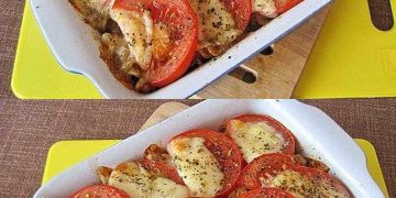 Spiralnudeln mit Mozzarella und Tomaten