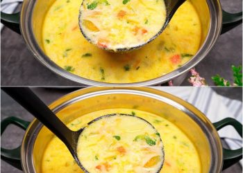 Ich koche diese Gemüsesuppe fast jeden Tag zum Essen