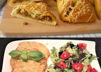 Hackfleischtaschen mit Käse, Schnell und total lecker! – absolut sättigend 