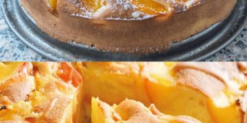 PFIRSICH VANILLEKUCHEN