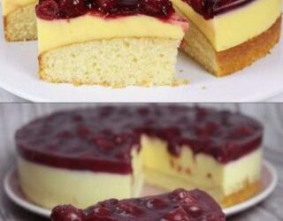 Kirsch Schmand Blechkuchen