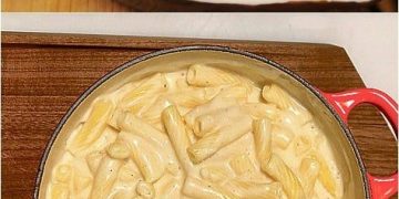 Passt einfach zu jedem Anlass, Nudeln in cremiger Knoblauch Käsesauce