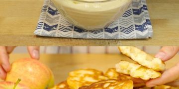 Apfel Pfannkuchen in 3 Minuten