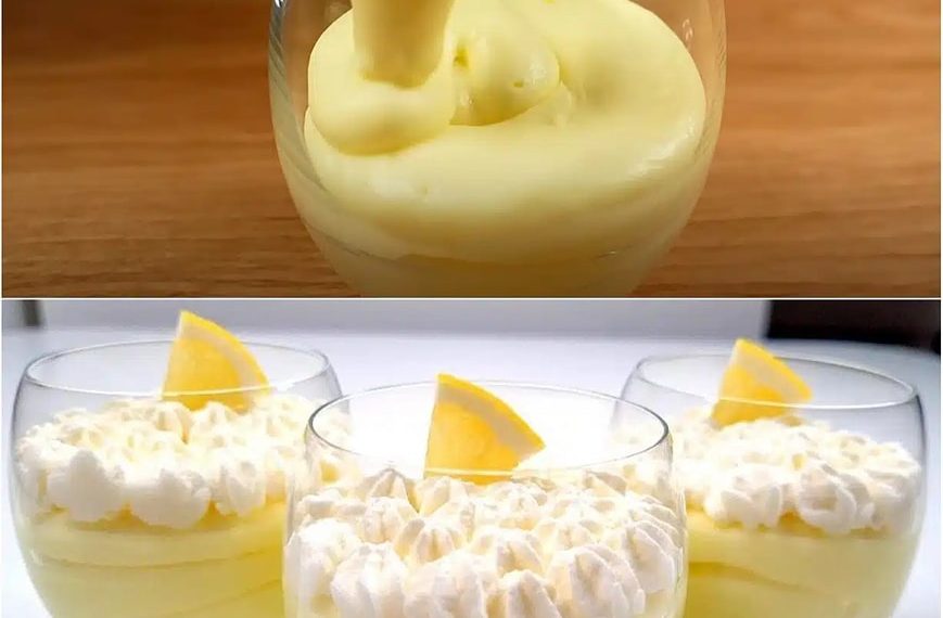 Cremiges Zitronenmousse in 5 Minuten – Alte Oma Rezepte
