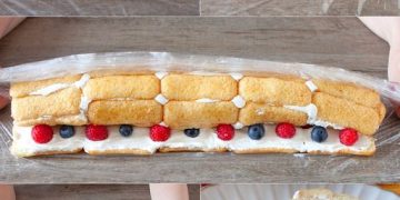 Pavesini-Rolle: das Rezept für ein schnelles und leckeres Dessert ohne Kochen