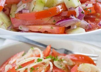 Türkischer Tomatensalat, super würzig !