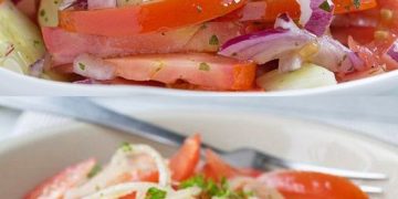 Türkischer Tomatensalat, super würzig !