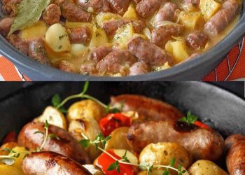 KARTOFFEL BRATWURST PFANNE IN 15 MINUTEN FERTIG ! 