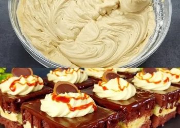 Schoko Vanillecreme Kuchen mit Toffifee
