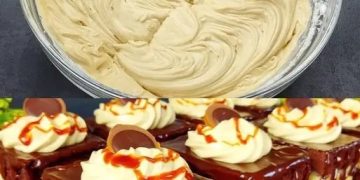 Schoko Vanillecreme Kuchen mit Toffifee