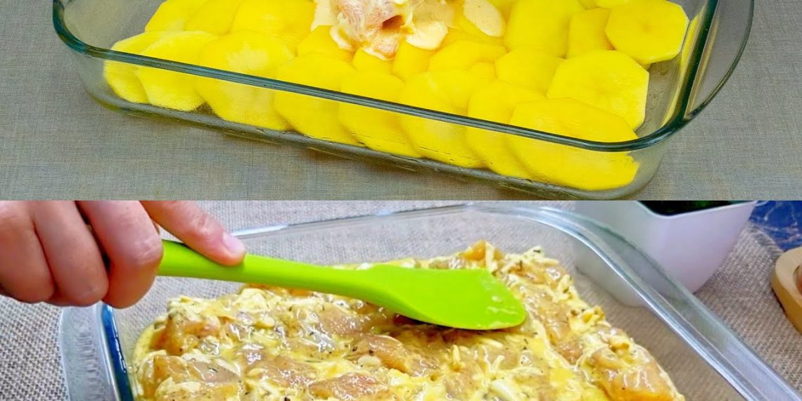 Hähnchen Kartoffel Gratin, besser geht’s nicht!