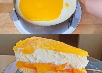 Pfirsich-Maracuja Torte