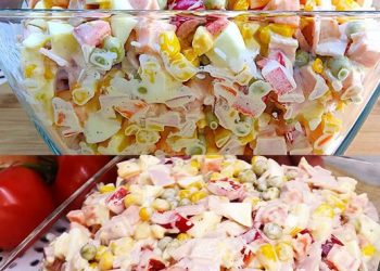 Ein wunderbarer Gemüsesalat! Meine Familie war begeistert!