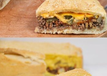 XXL Cheeseburger Kuchen