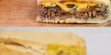 XXL Cheeseburger Kuchen