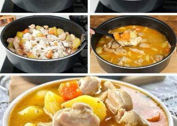 HÜHNERGULASCH SCHRIITT FÜR SCHRITT