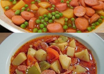 Räubertopf mit Wiener Würstchen