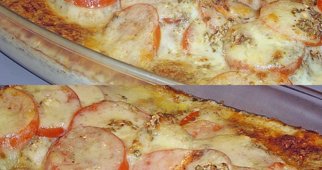 Hähnchenbrustfilet mit Tomate und Mozzarella in Kräuter Sahne Sauce