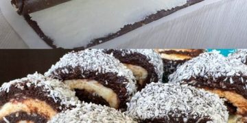 Schoko-Kokos-Rolle ohne Backe, der beste im ganzen Universum!