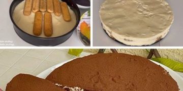 Erinnert an Tiramisu, aber in nur 10 Minuten gemacht: Eine Torte mit Biskuit und cremiger Füllung, für die Sie keinen Ofen benötigen
