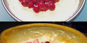 Omas Kirschkuchen in 5 Min. bereit für den Ofen! 
