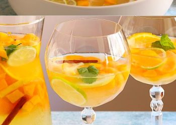 Weiße Sangria: das Rezept für die leichte Variante zum Schlürfen im Sommer