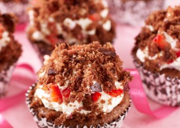 Erdbeer-Maulwurfmuffins